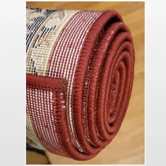 1.87’X6.91’ Red Turkish Runner Rug